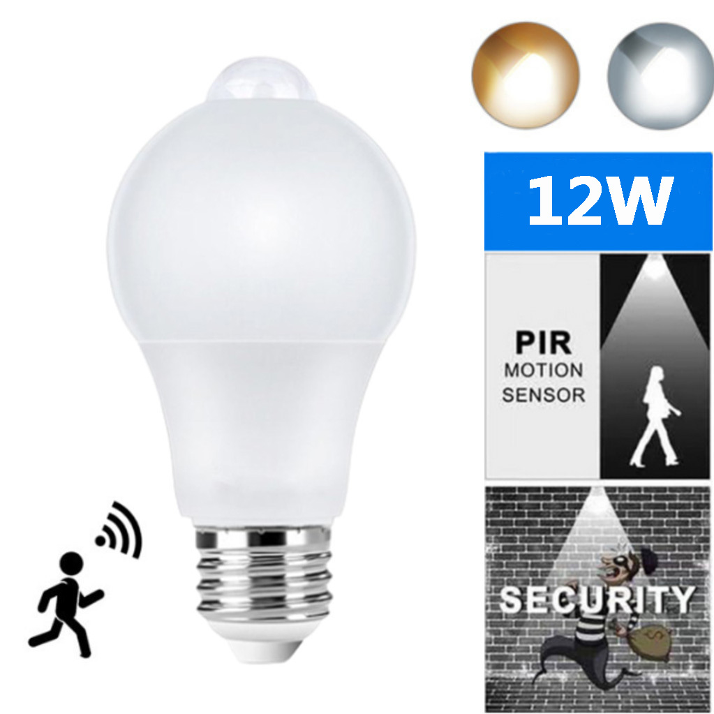 Smart Bulb - PIR Motion Sensor LED Light Bulb