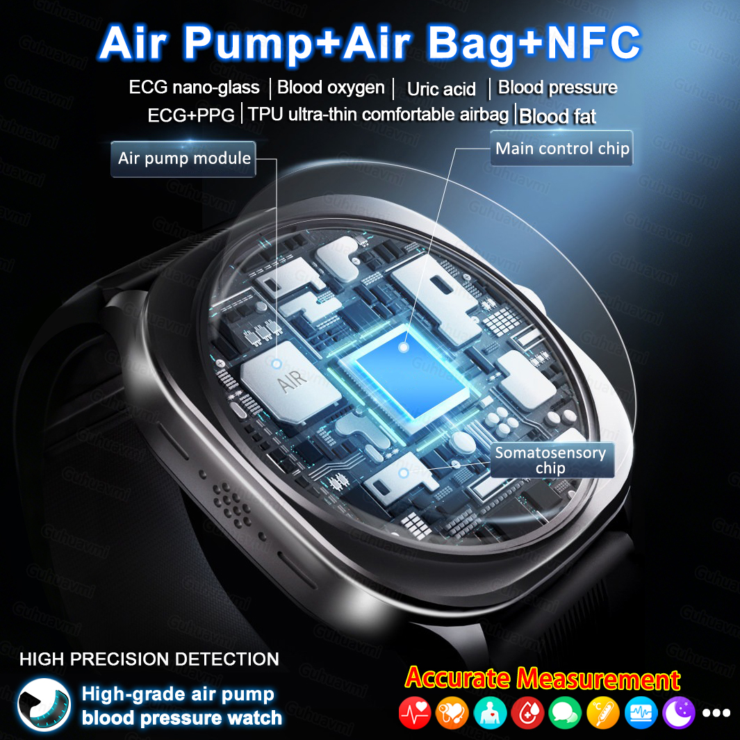 Smart Home Wellness - 2026New Air Pump Smartwatch Blood Pressure