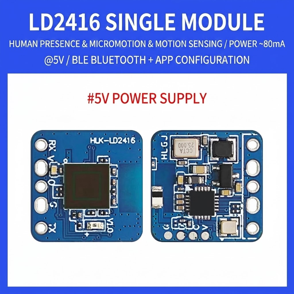 Smart Home Retrofit - HLK-LD2416 24GHz Human Presence & Motion