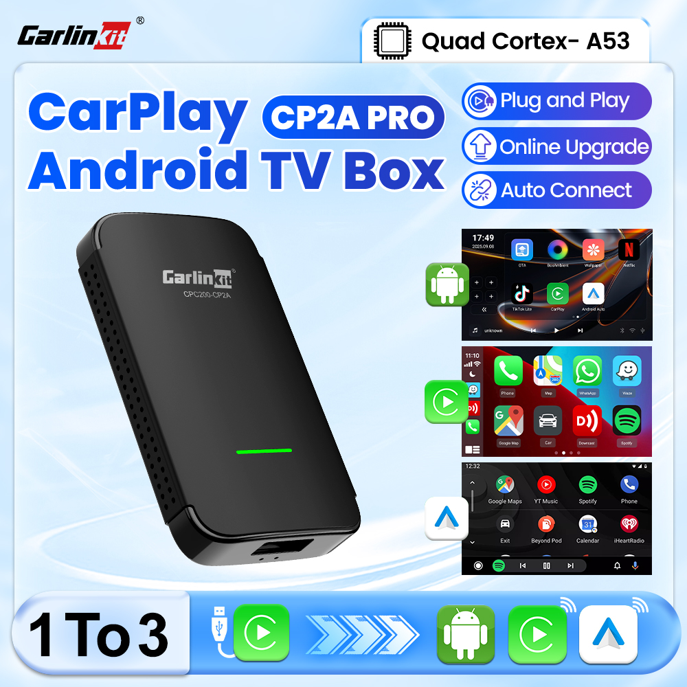 Smart Home Tv - CarlinKit 4.0 CP2A Pro 3-In-1 Android