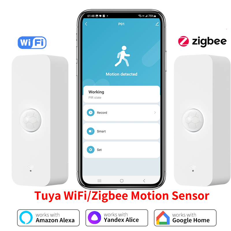 Smart Home Integration - Tuya WiFi Zigbee PIR Motion Sensor