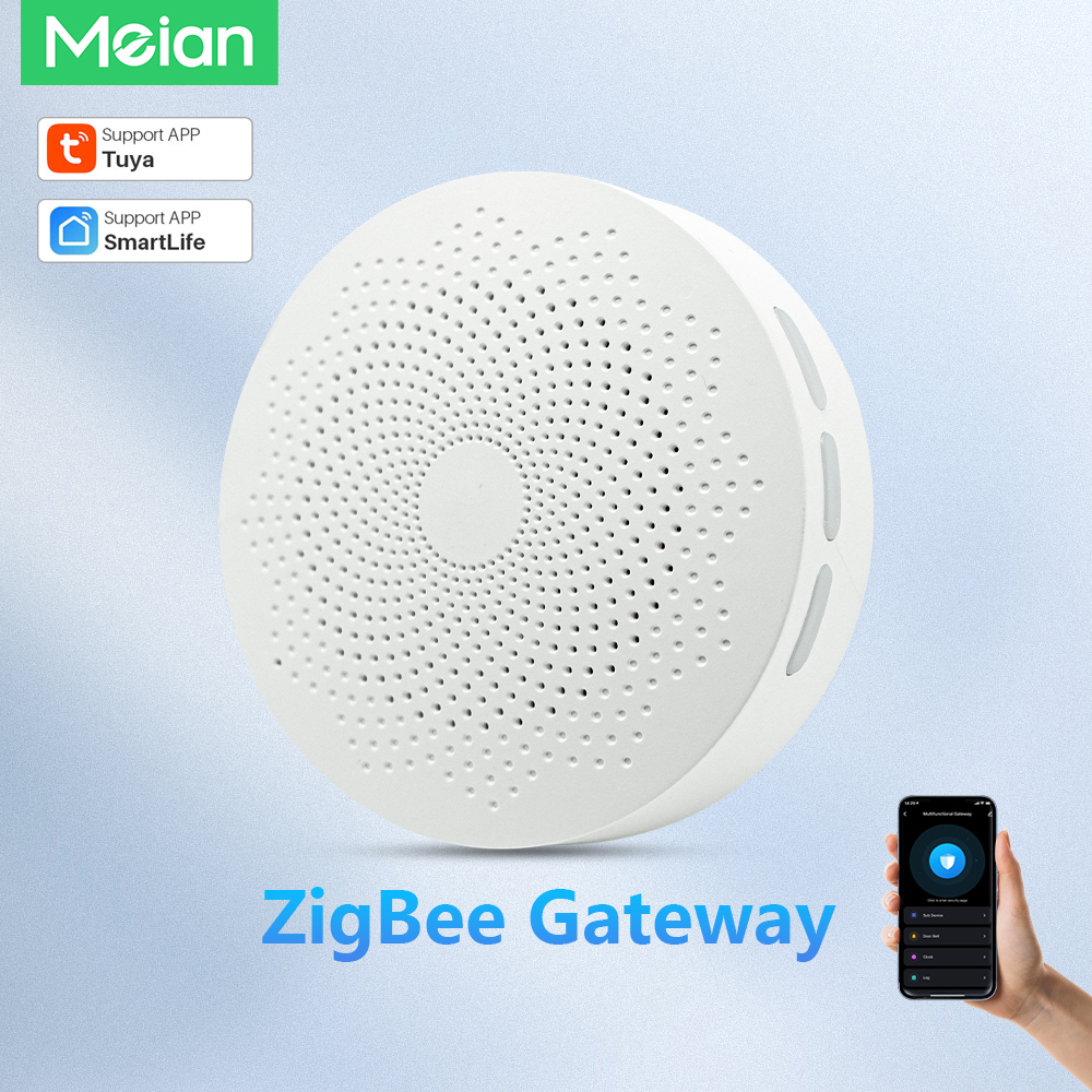 Smart Home Wifi Hub - Meian Tuya Zigbee Gateway Multi-Mode Zigbee