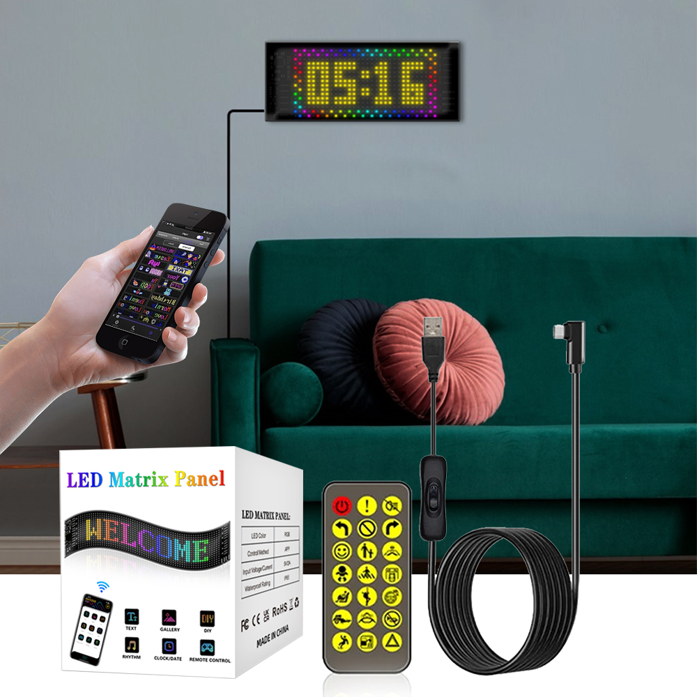 Smart Bulb - USB 5V LED Flexible Screen Matrix