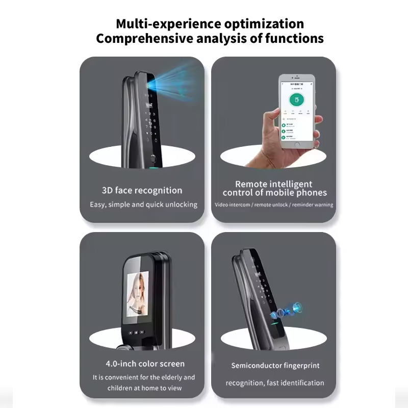 HX5 Smart Door Lock 3D Face Re - Smart Home Security reseña y precio