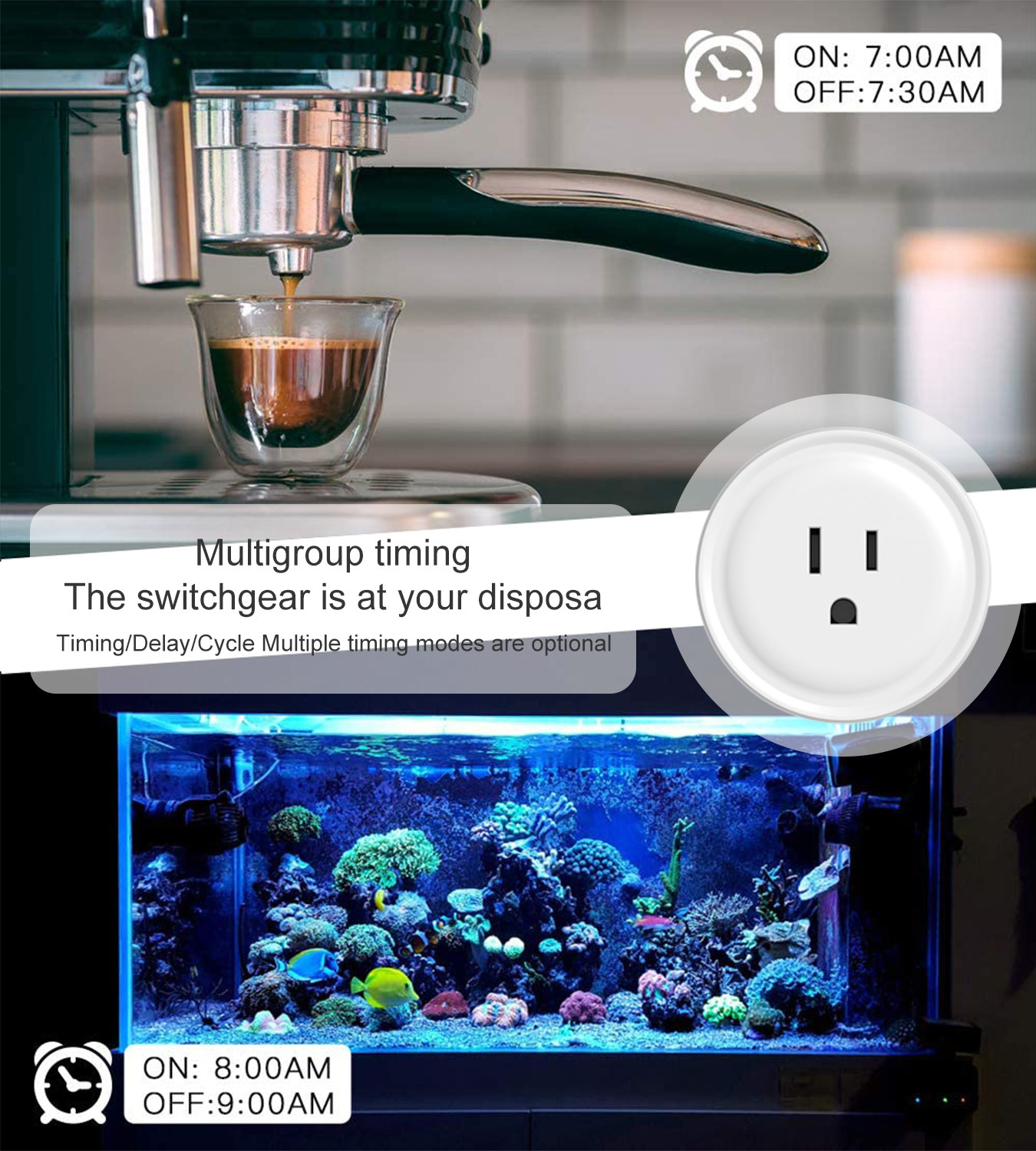 Tuya WiFi US Round 10A Smart P - Smart Home Integration reseña y precio