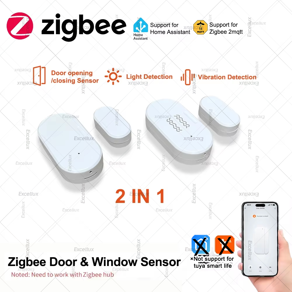 Zigbee 3.0 Door Window Sensor  - Smart Home Security reseña y precio