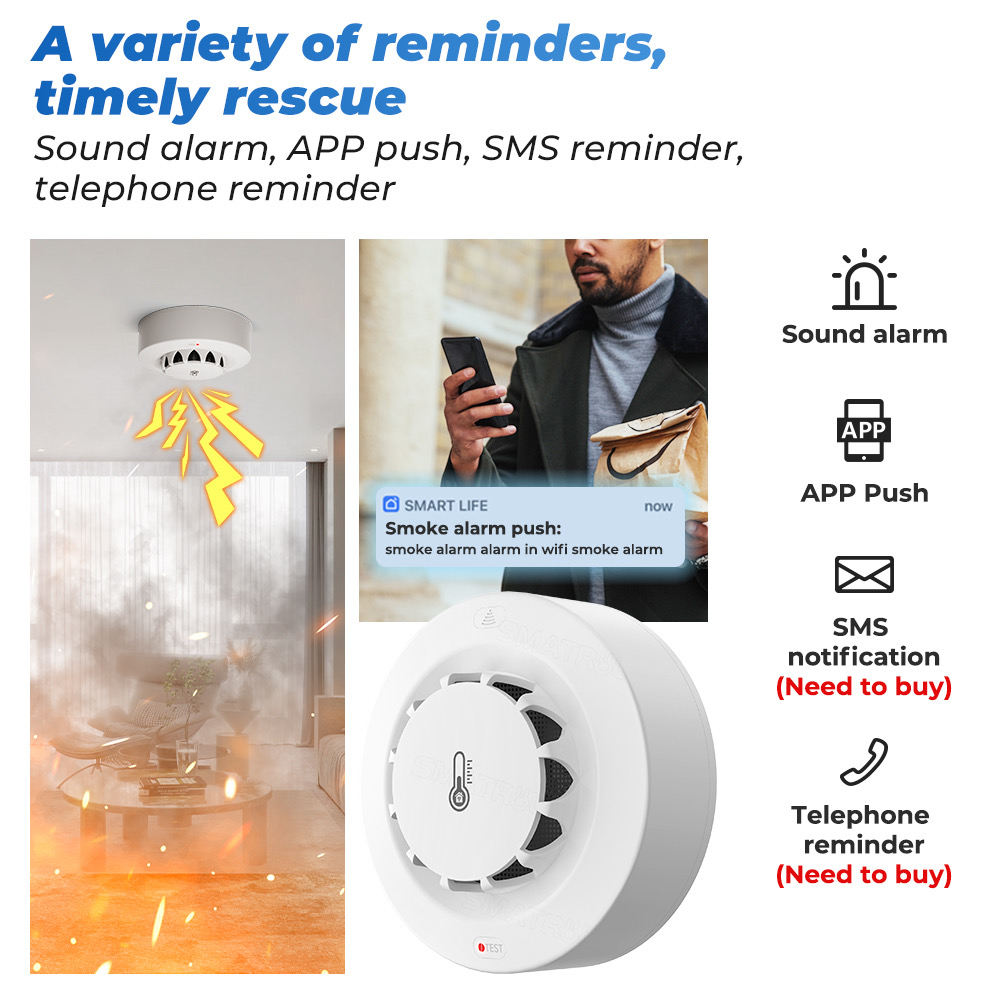 Tuya WiFi Temperature and Humi - Smart Home Security reseña y precio