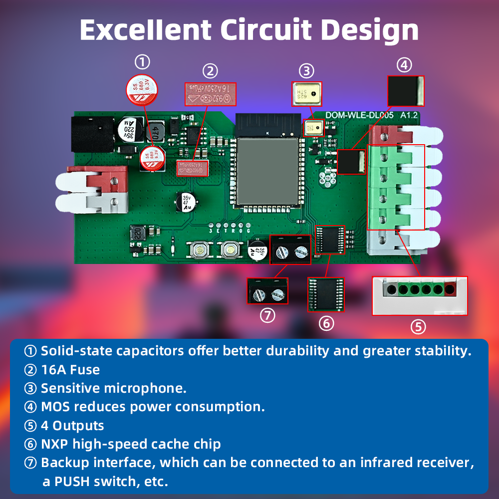 DOMRAEM ESP32 WLED Controller  - Alexa Compatible Bulb reseña y precio
