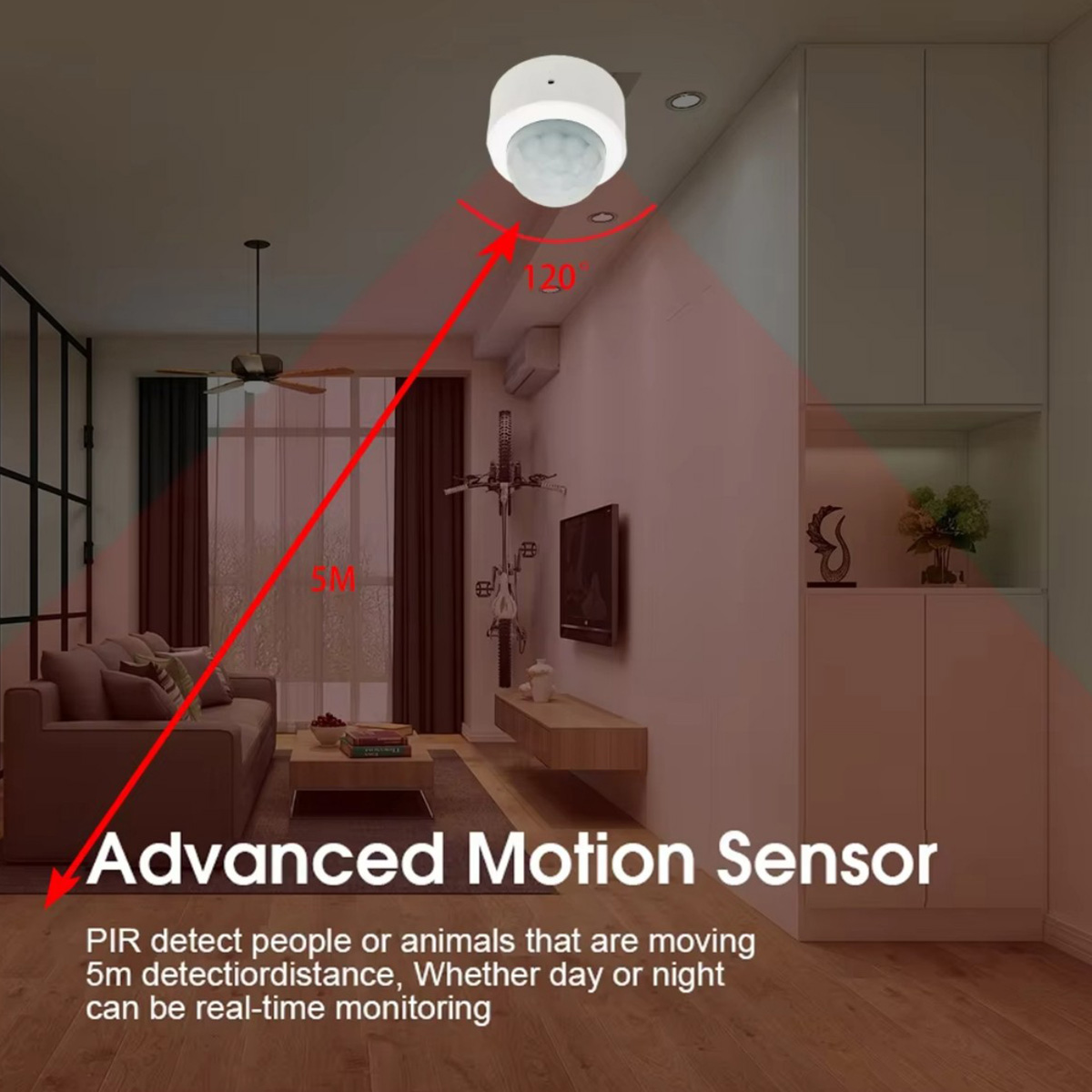 Zigbee PIR Motion Sensor Human - Smart Home Security reseña y precio