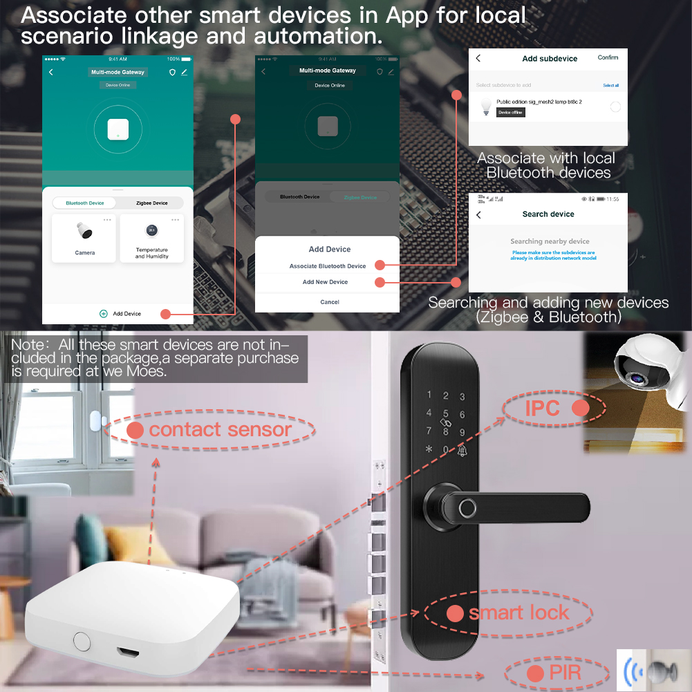 MOES Multi-mode Smart Gateway  - Smart Home Wifi Hub reseña y precio