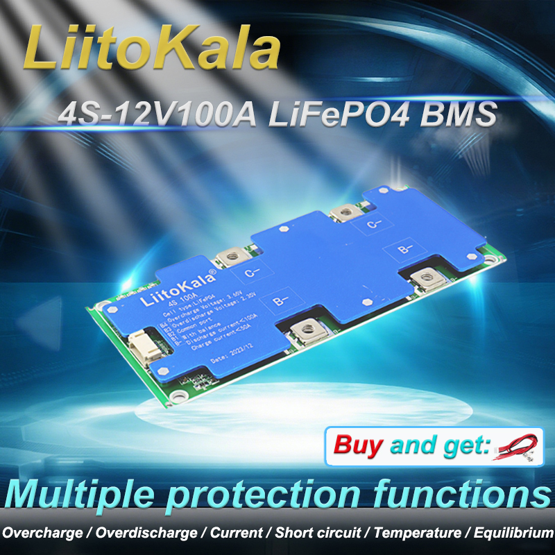 LiitoKala 4S 12V 100A BMS LiFe - Smart Home Energy Management reseña y precio
