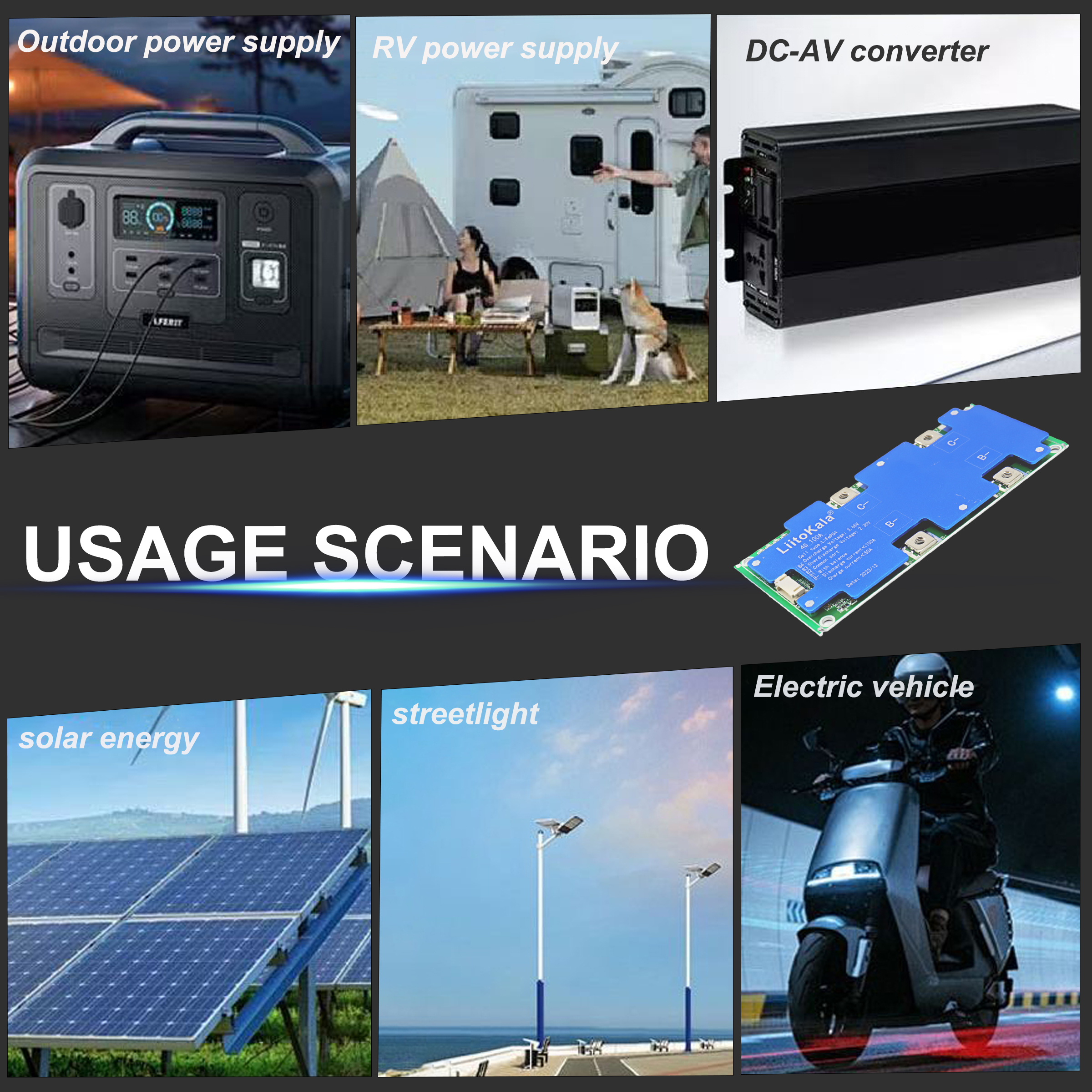 LiitoKala 4S 12V 100A BMS LiFe - Smart Home Energy Management reseña y precio