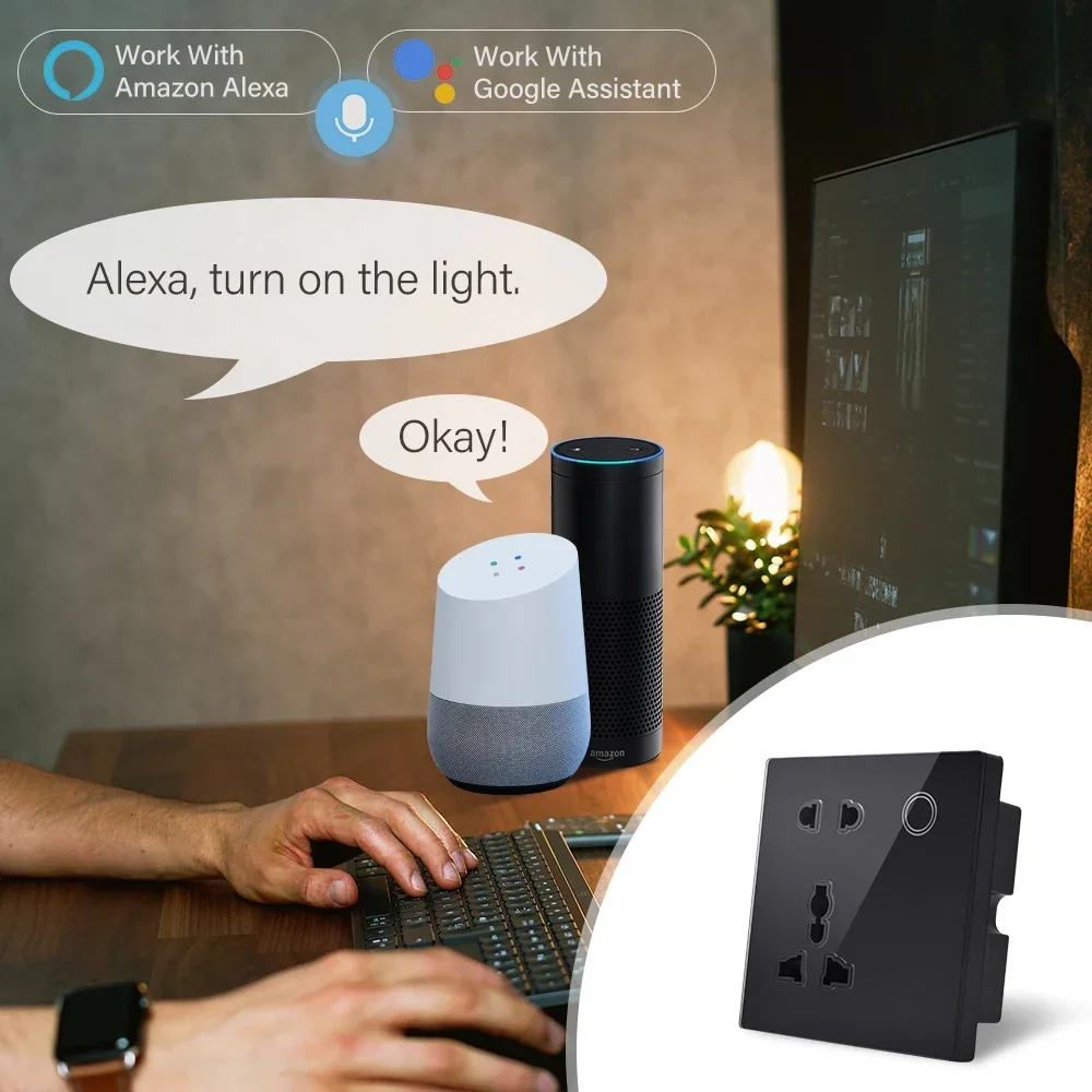 Customized Smart WiFi Wall Soc - Smart Home Integration reseña y precio