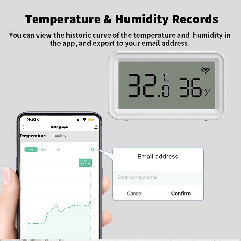 Tuya Zigbee WiFi Thermometer H - Smart Home Yandex reseña y precio