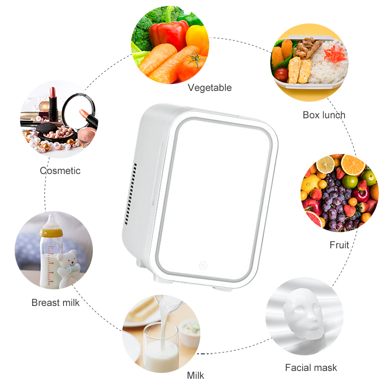 4L Mini Makeup Fridge WIth LED - Smart Home Retrofit reseña y precio