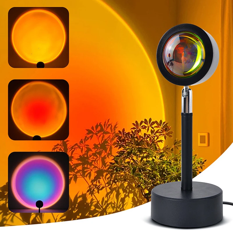 Smart LED Sunset Lamp Colorful - Smart Home Room reseña y precio