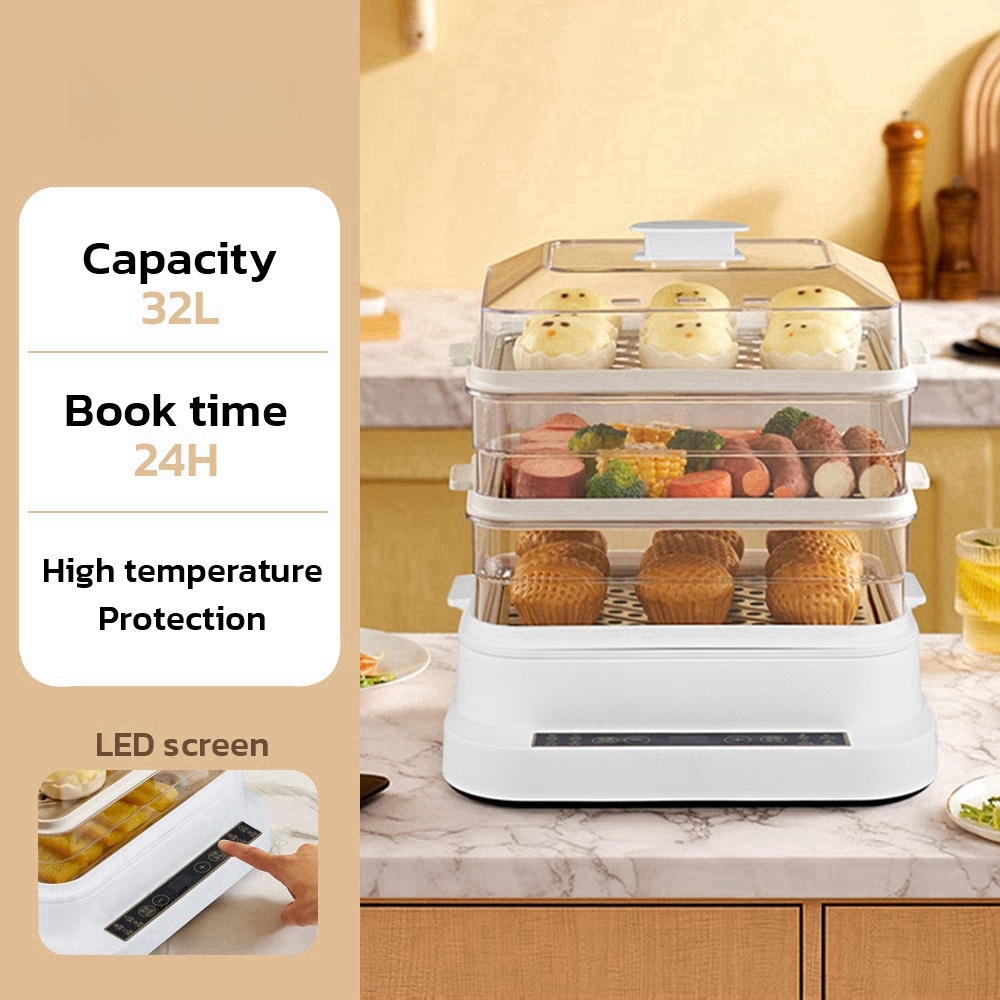 32L Smart Electric Steamer - 3 - Smart Home Kitchen reseña y precio