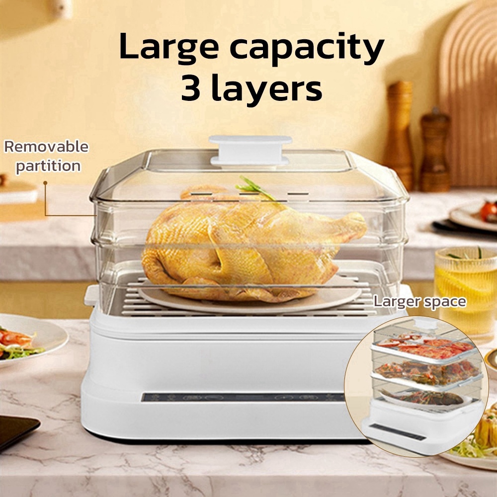 32L Smart Electric Steamer - 3 - Smart Home Kitchen reseña y precio