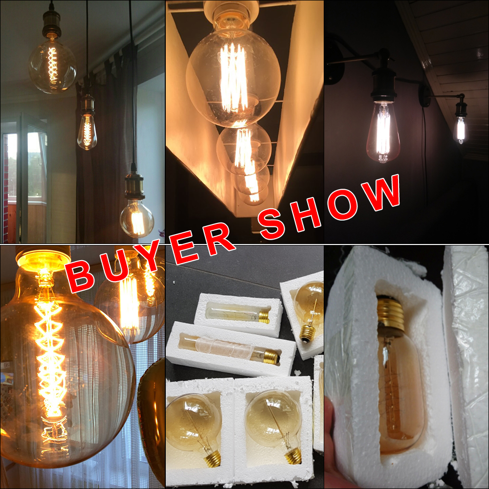 E27 Retro Edison Bulb 220V 40W - Smart Home Room reseña y precio