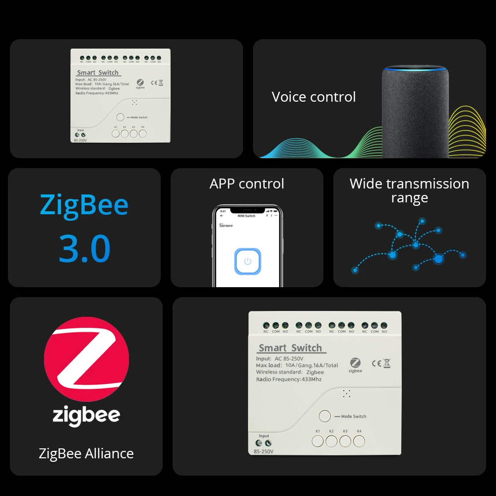 Zigbee Relay Breaker 7-32V 85- - Smart Home Wifi Hub reseña y precio