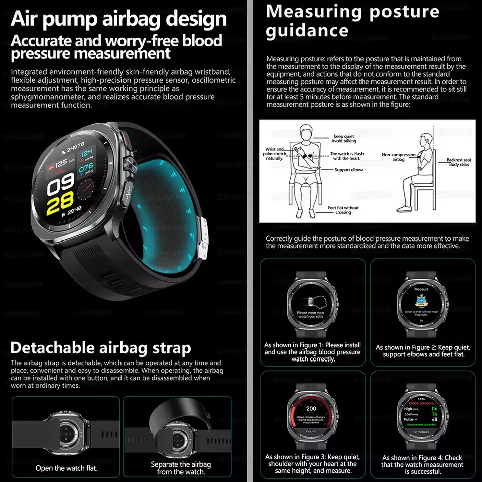 2026New Air Pump Smartwatch Bl - Smart Home Wellness reseña y precio