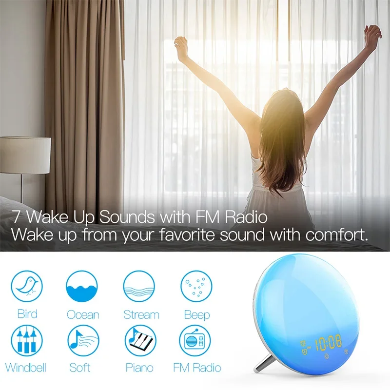 WiFi Tuya Smart Life Wake Up L - Alexa Compatible Bulb reseña y precio