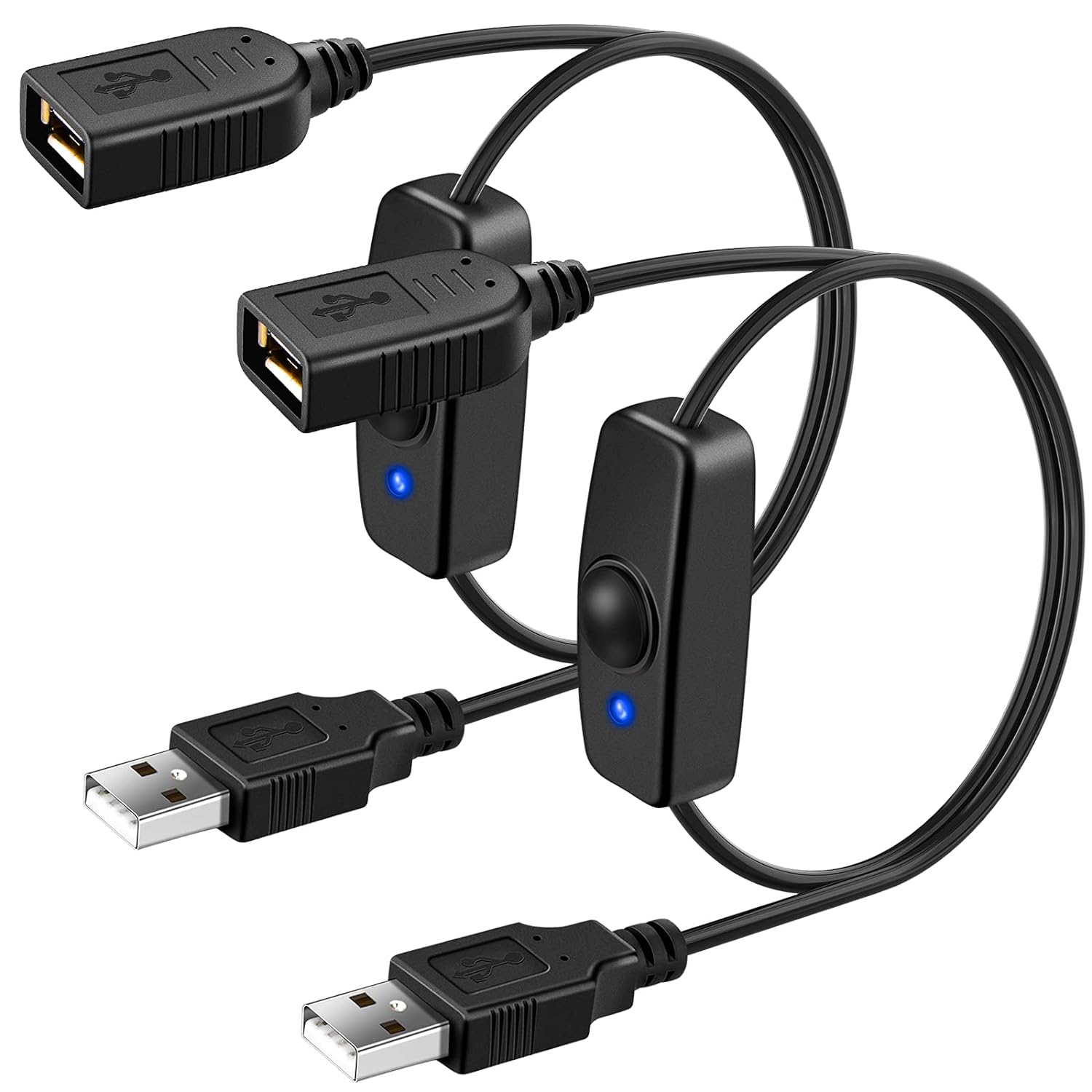 2-Pack USB On/Off Switch Cable - Smart Power Strip reseña y precio