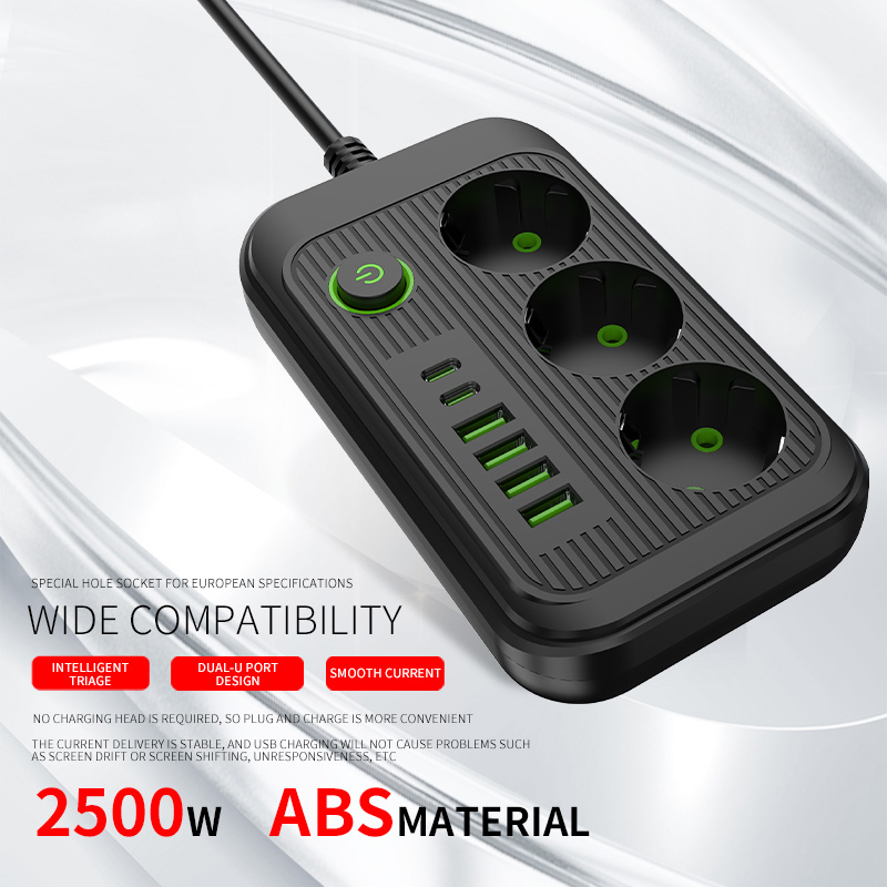 EU Plug AC Outlet Smart Power  - Smart Power Strip reseña y precio