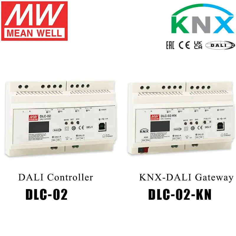 Mean Well DLC-02-KN KNX to DAL - Smart Home Wellness reseña y precio