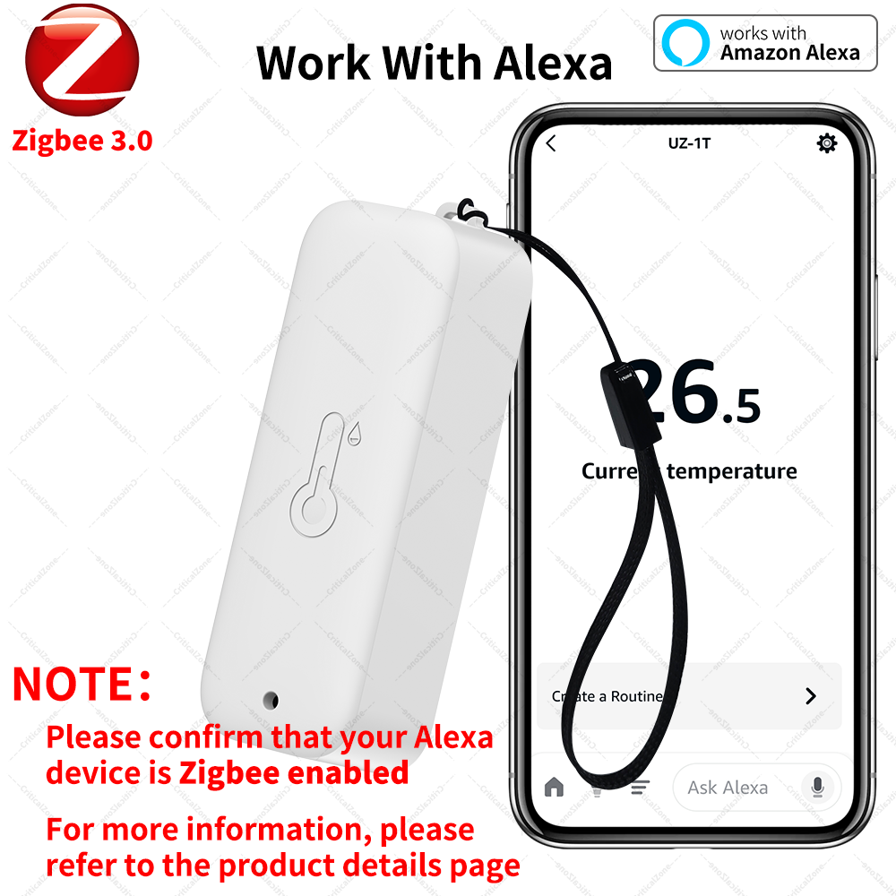 Zigbee 3.0 Temperature Humidit - Smart Home Yandex reseña y precio