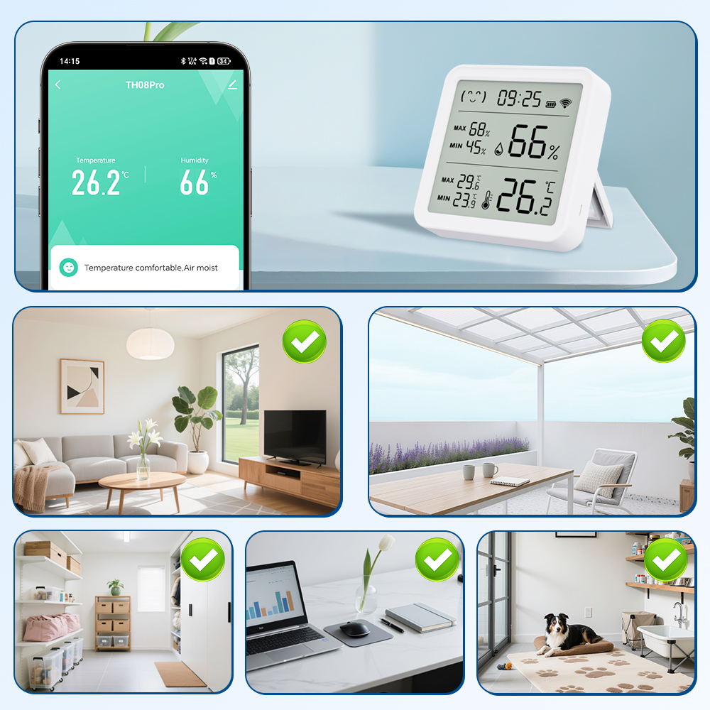 Tuya WiFi Thermometer hygromet - Smart Home Yandex reseña y precio