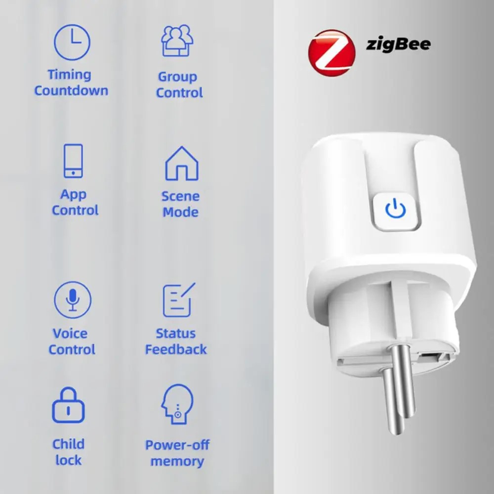 Tuya Zigbee Smart Plug 20A EU  - Smart Home Yandex reseña y precio