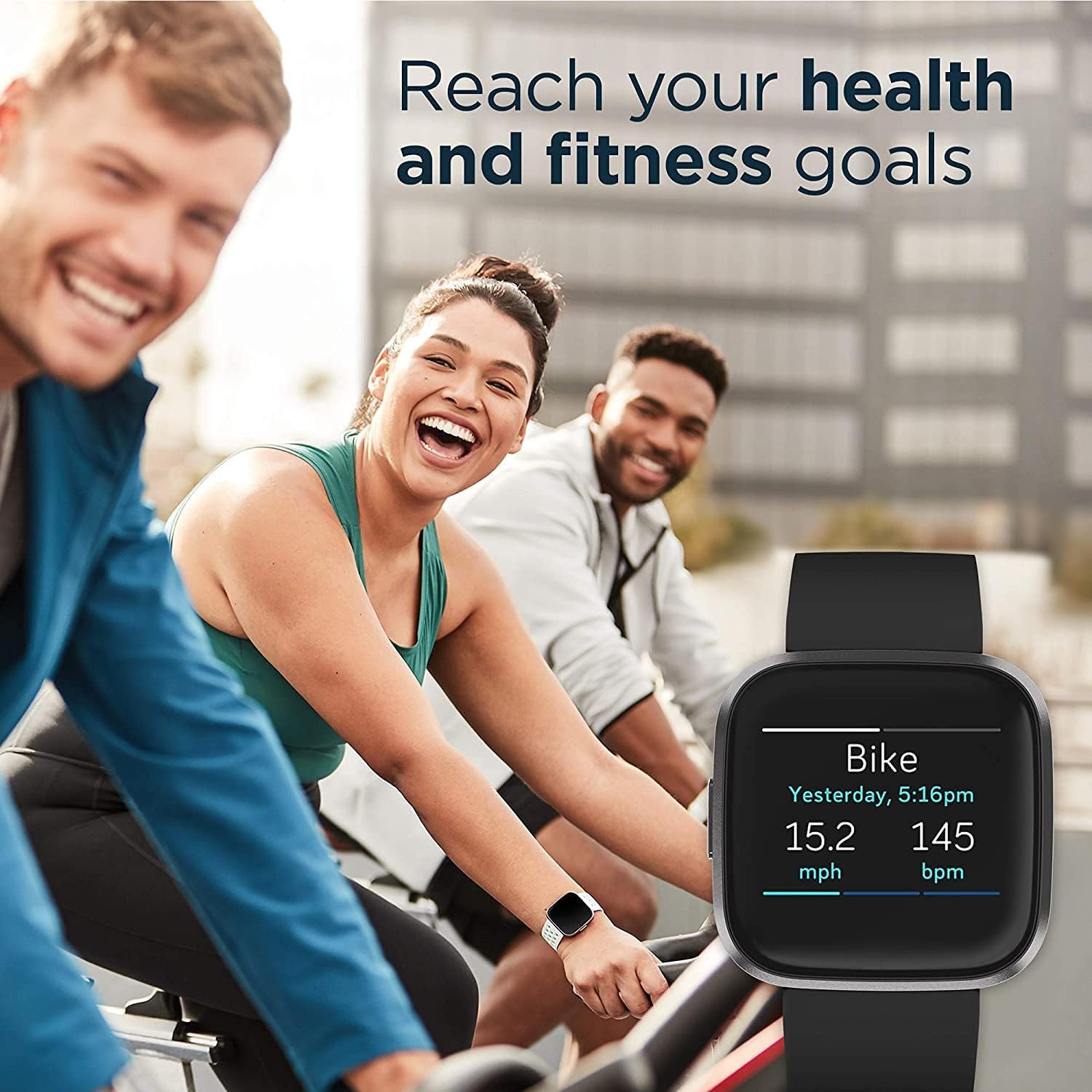Fitbit Versa 2 Health and Fitn - Alexa Compatible Bulb reseña y precio