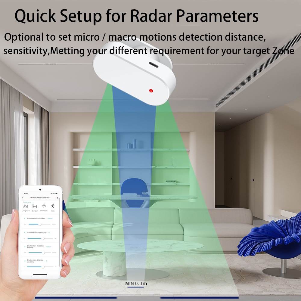 Zigbee Human Presence Detector - Smart Home Retrofit reseña y precio