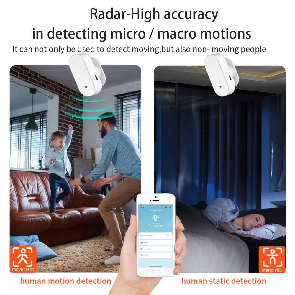 Zigbee Human Presence Detector - Smart Home Retrofit reseña y precio