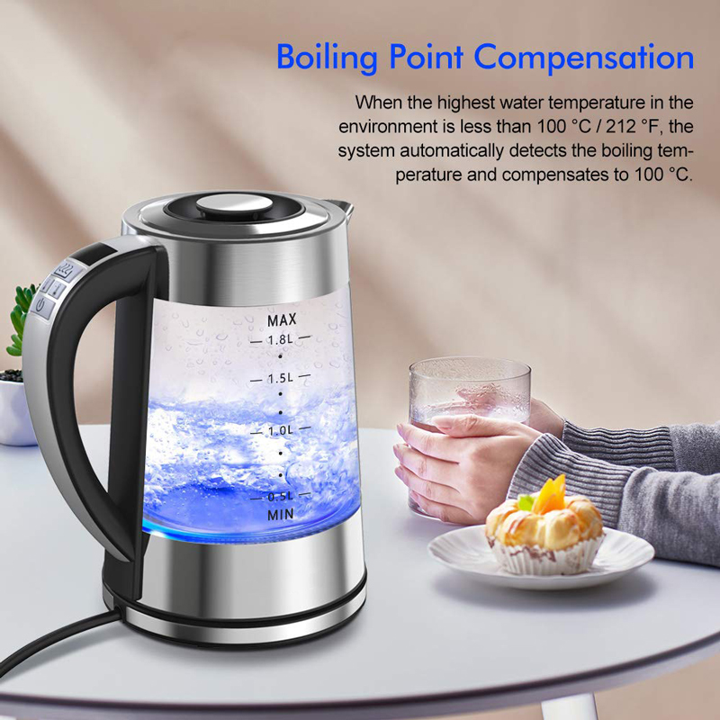 Smart Thermostatic Glass Elect - Home Smart Kettle reseña y precio