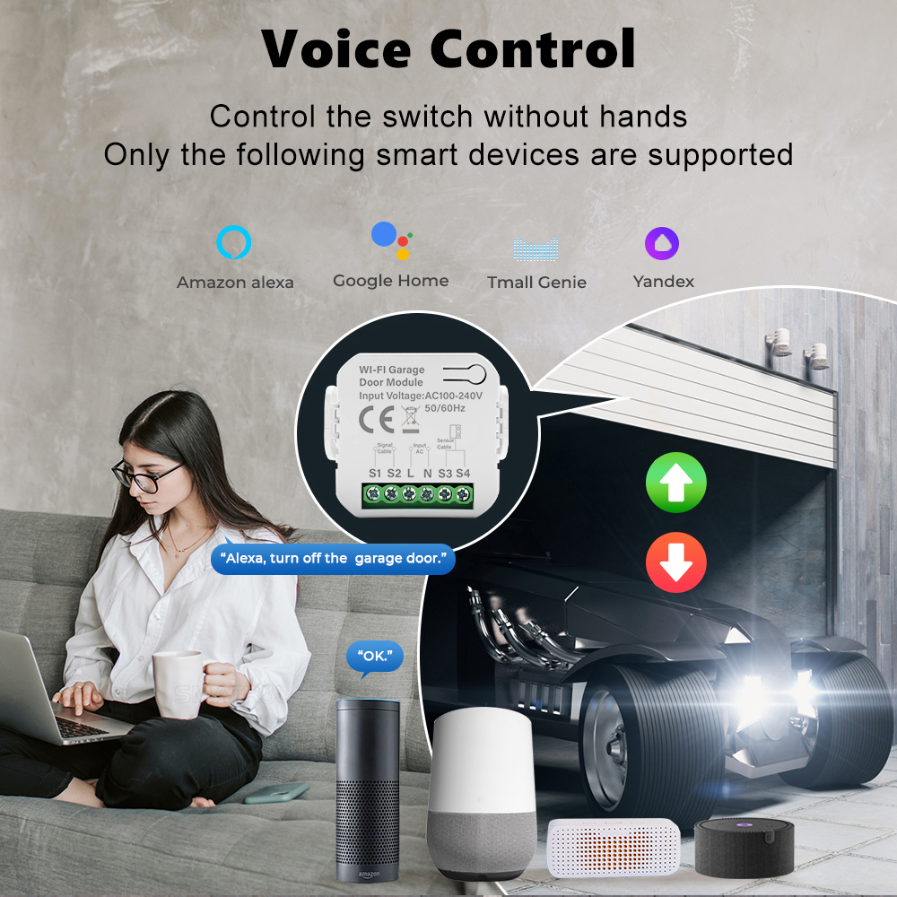 Smart Tuya WiFi Garage Door Sw - Smart Ir Remote Controller reseña y precio
