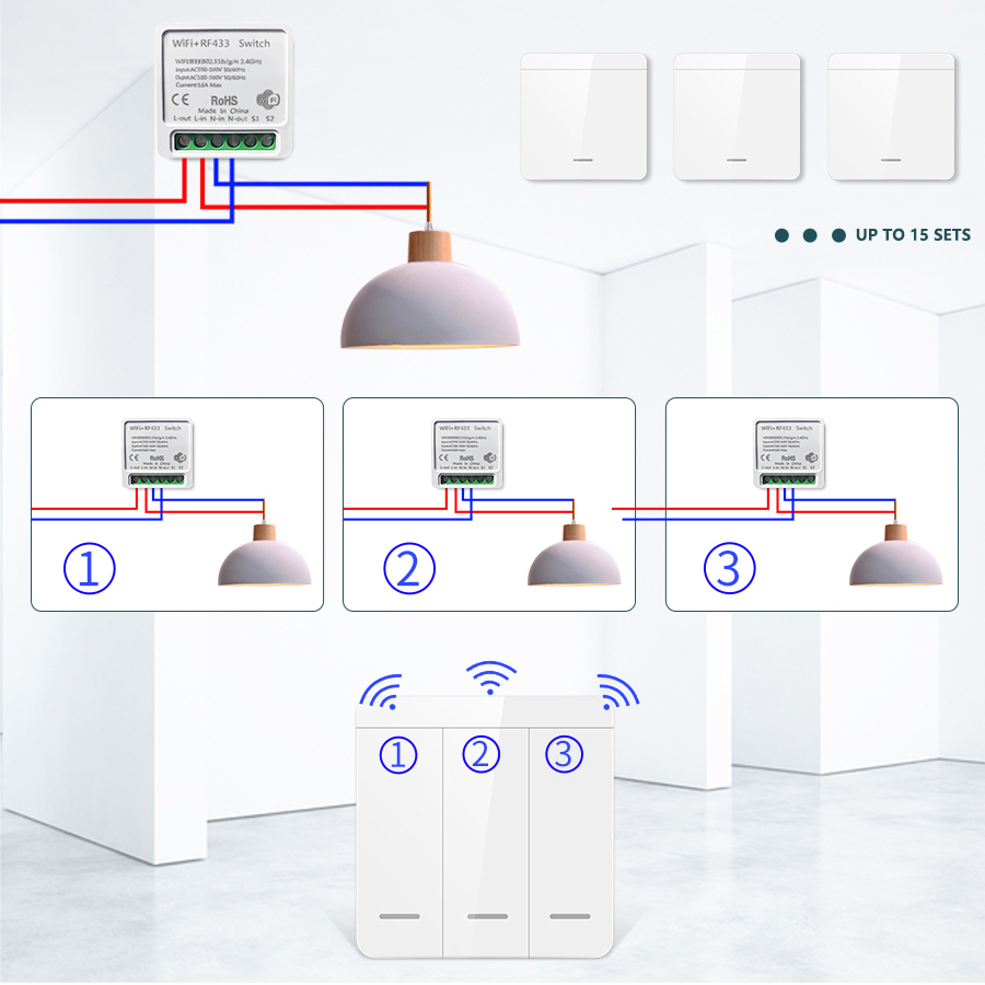 16A/20A Tuya WiFi Smart Switch - Alexa Compatible Bulb reseña y precio