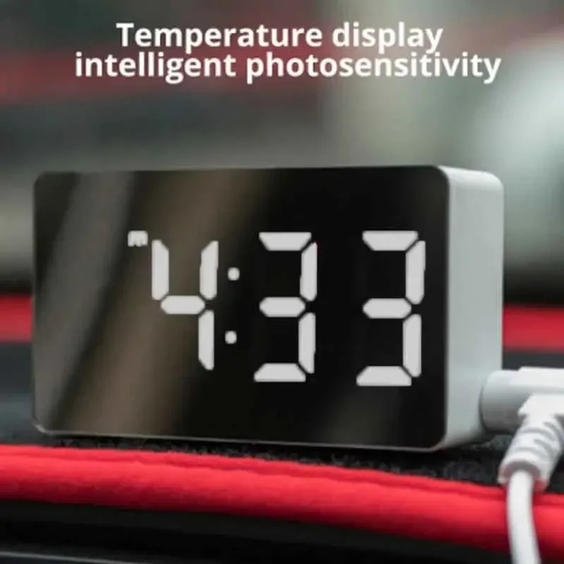 LED Mirror Desktop Alarm Clock - Smart Home Retrofit reseña y precio