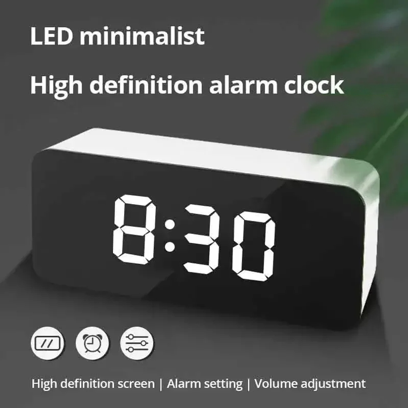 LED Mirror Desktop Alarm Clock - Smart Home Retrofit reseña y precio