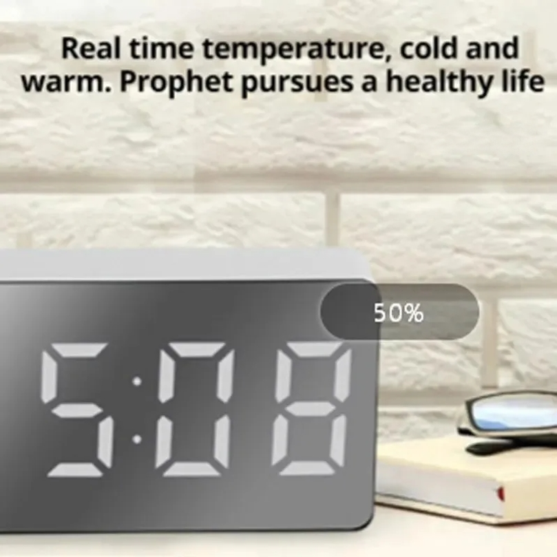 LED Mirror Desktop Alarm Clock - Smart Home Retrofit reseña y precio