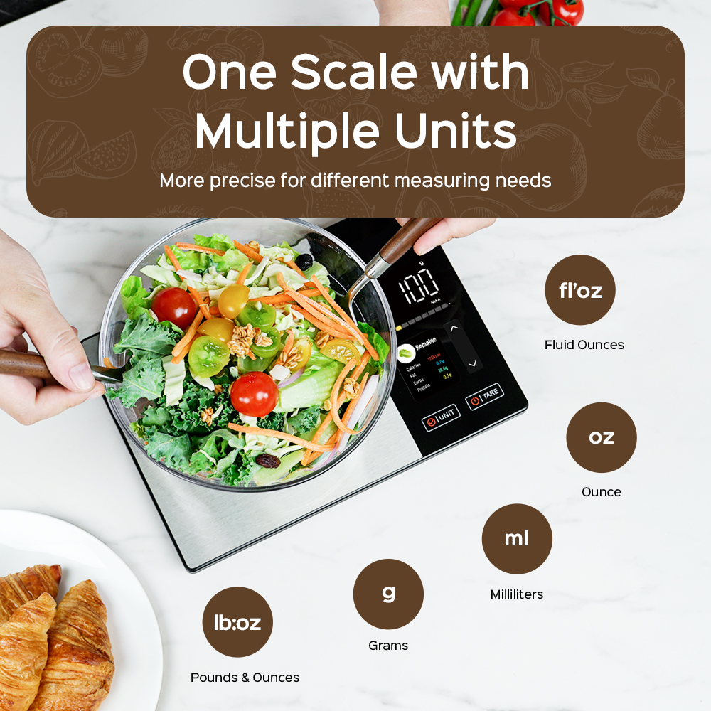 Smart Kitchen Scale Connects t - Smart Home Kitchen reseña y precio