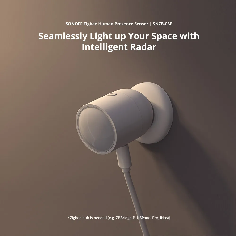 SONOFF SNZB 06P Zigbee Human P - Smart Home Retrofit reseña y precio