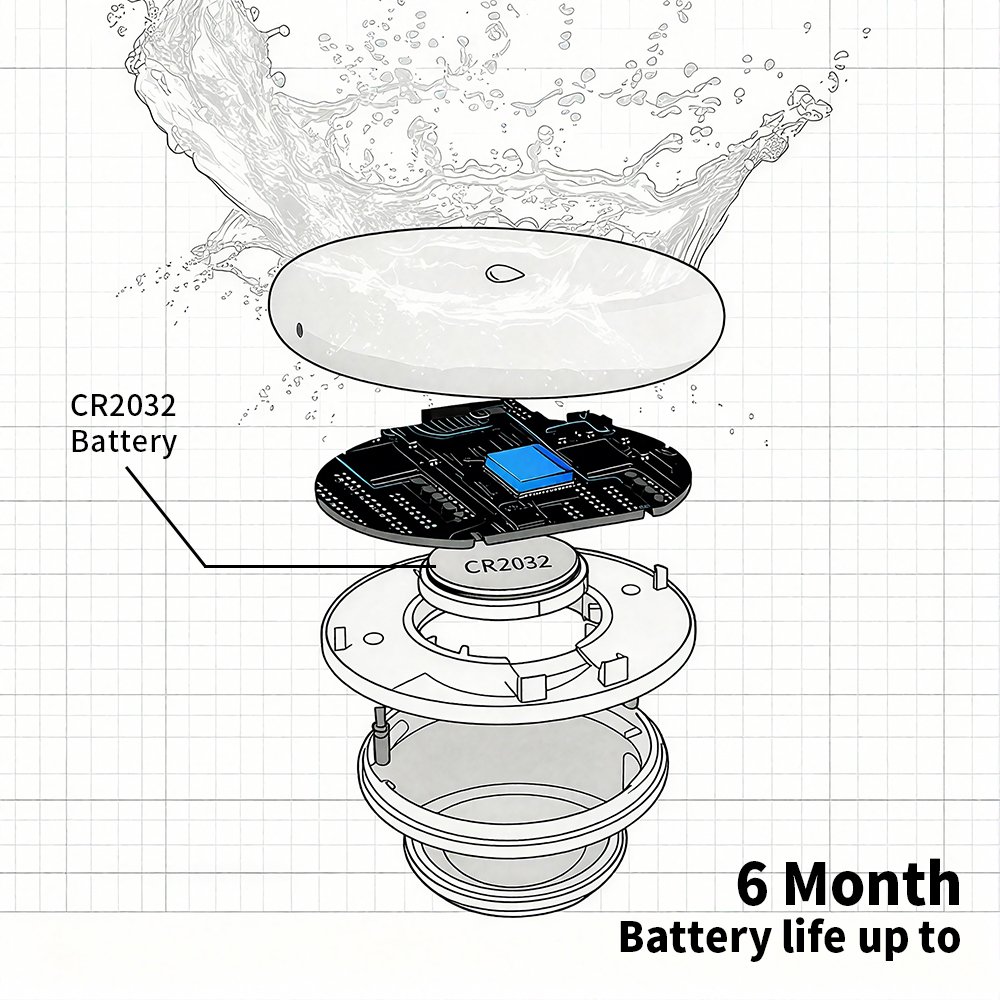 Tuya Zigbee Leakage Sensor LED - Smart Home Green reseña y precio