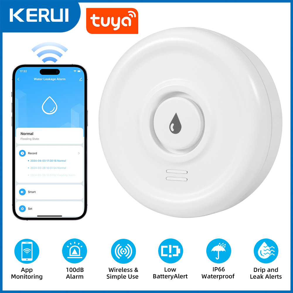 KERUI Tuya Smart Life WiFi Wat - Smart Home Green reseña y precio