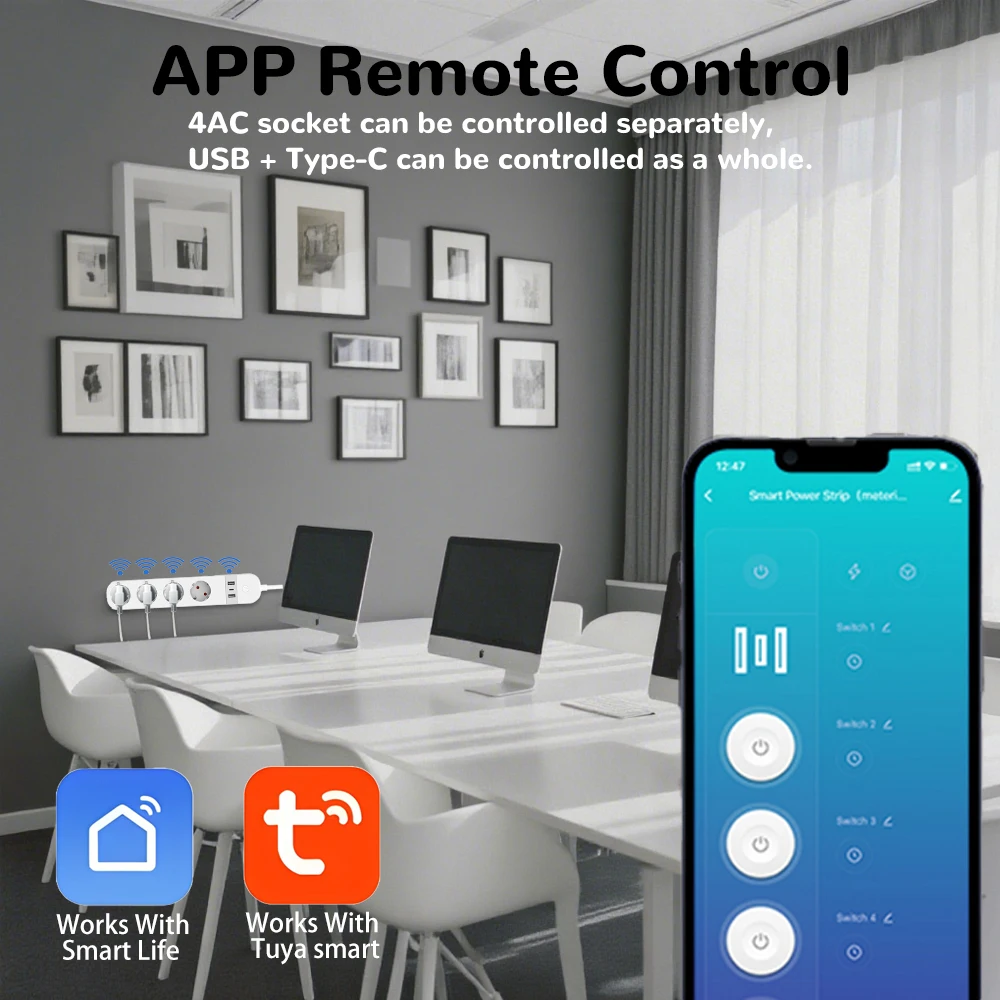 BORUIDAPLS FR Plug WiFi Smart  - Smart Power Strip reseña y precio