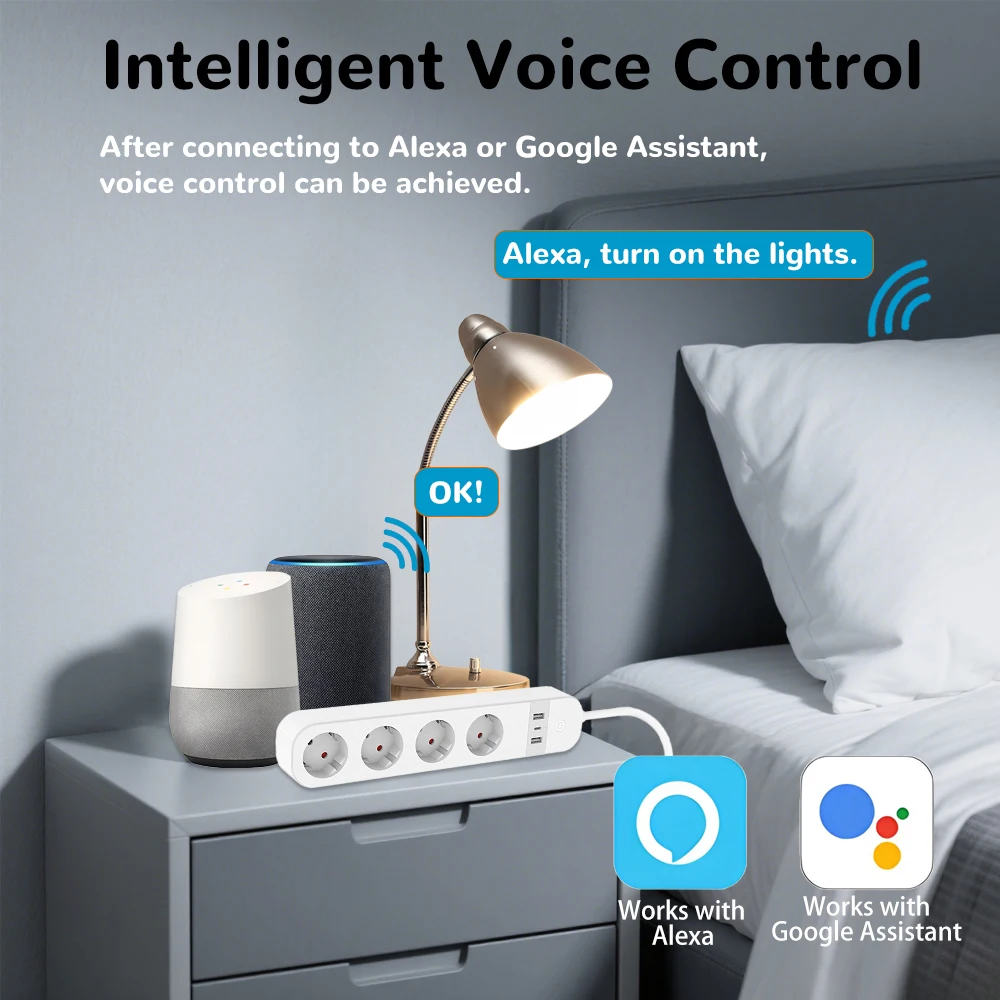 BORUIDAPLS FR Plug WiFi Smart  - Smart Power Strip reseña y precio