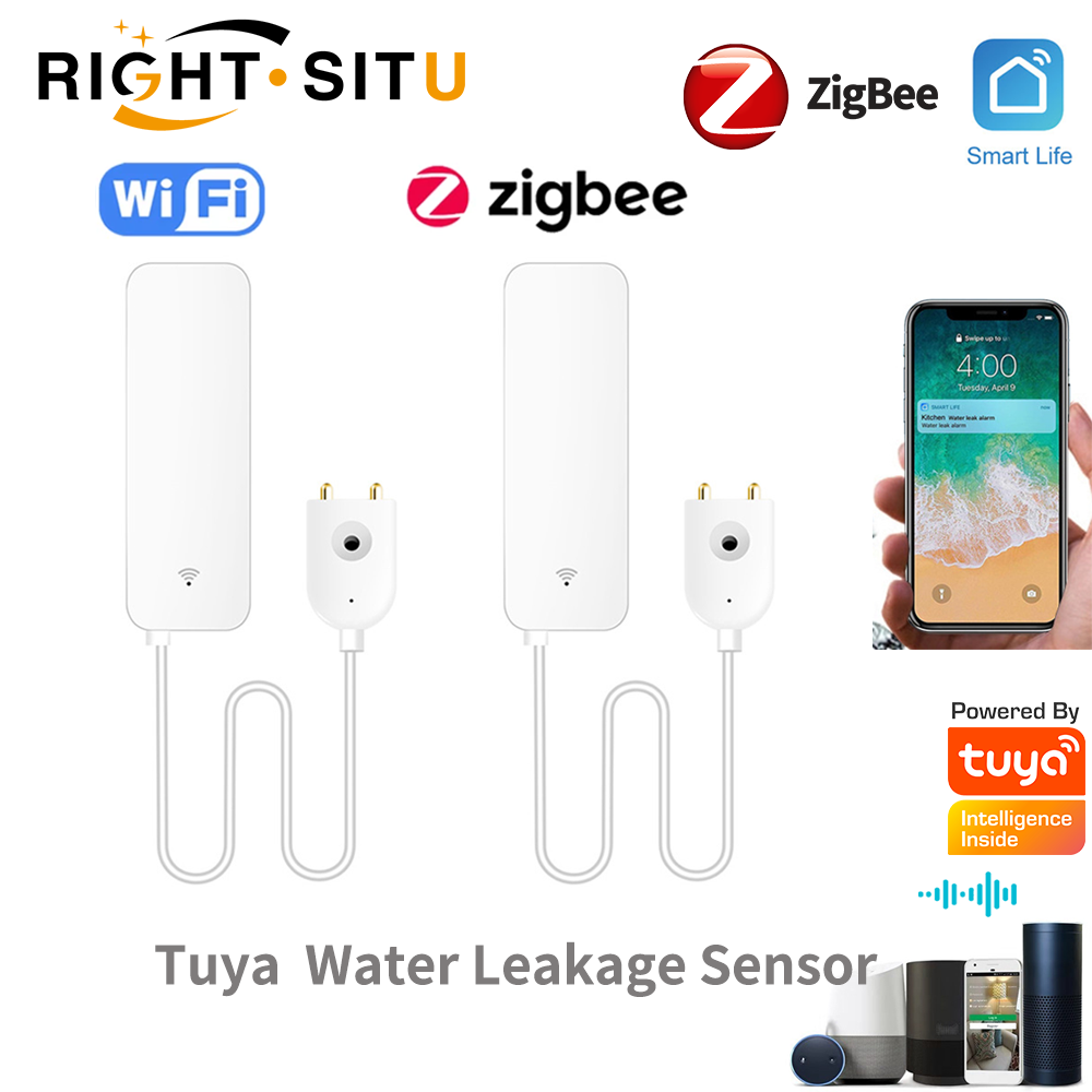 Tuya WiFi Water Leak Sensor, W - Smart Home Green reseña y precio