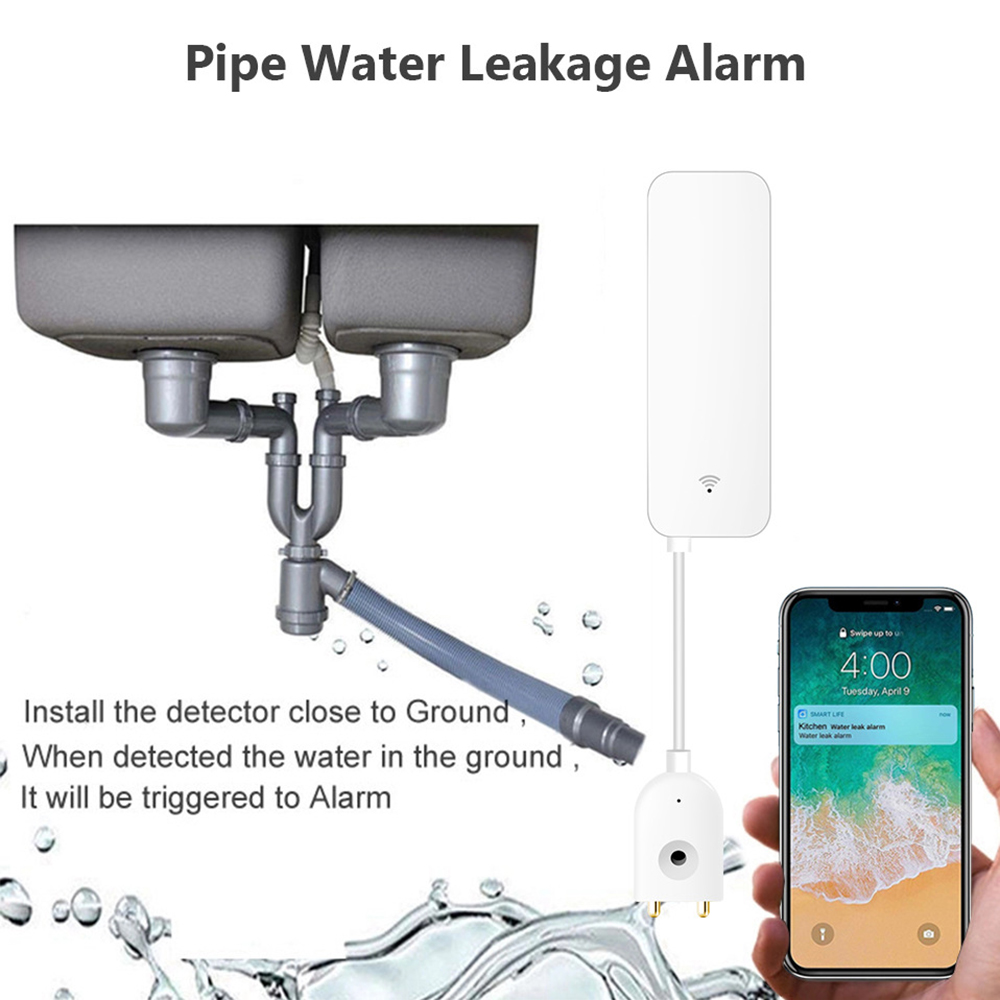 Tuya WiFi Water Leak Sensor, W - Smart Home Green reseña y precio