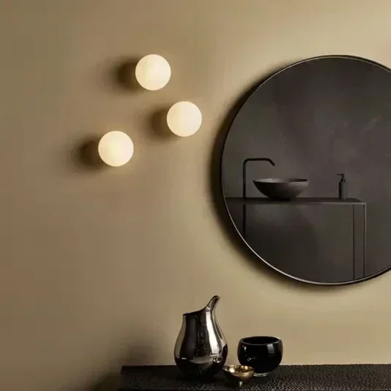 Modern White Wall Lamp Ball Gl - Smart Home Retrofit reseña y precio